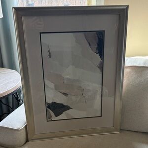 Abstract Art in Silver/Gold Frame